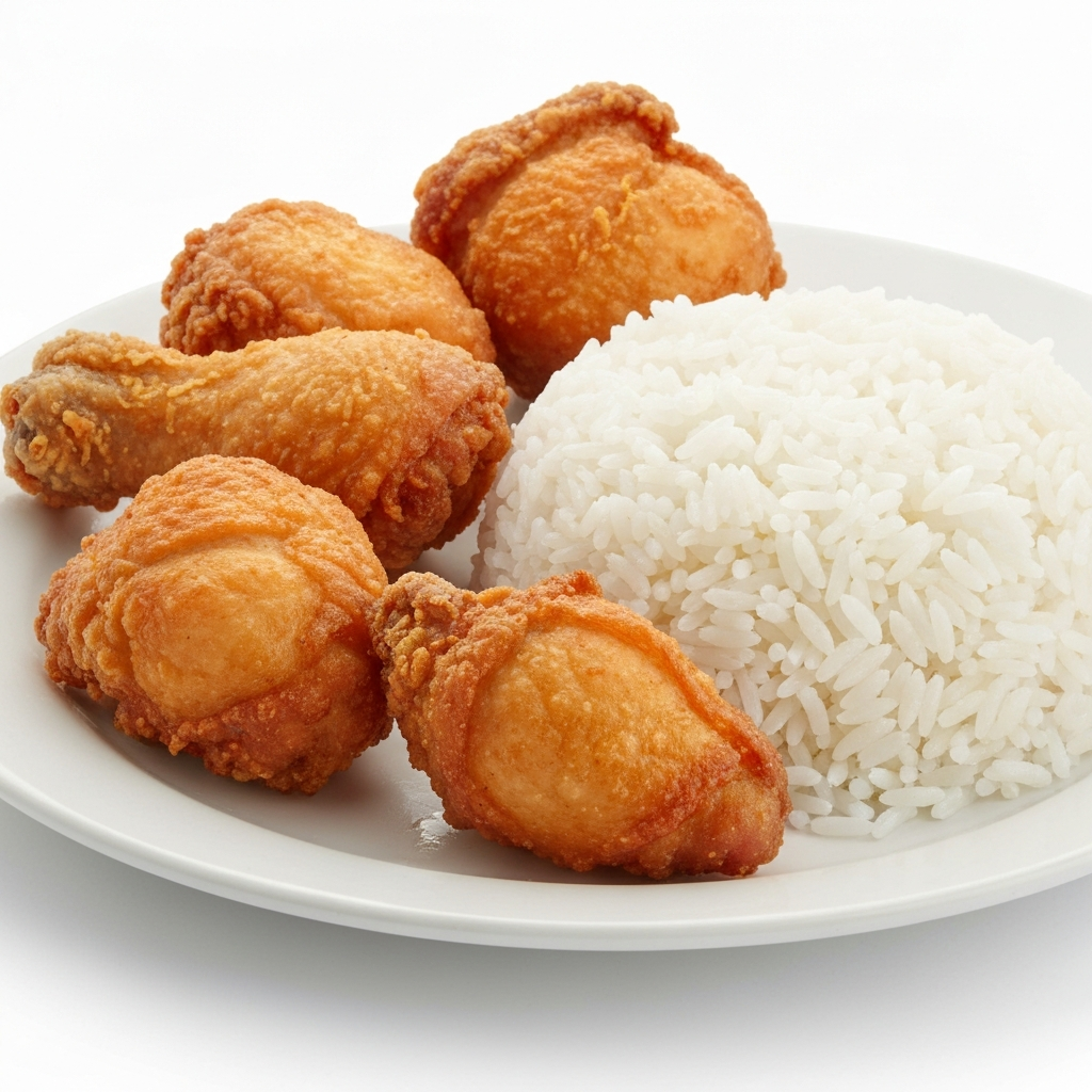 Cơm gà xối mỡ
