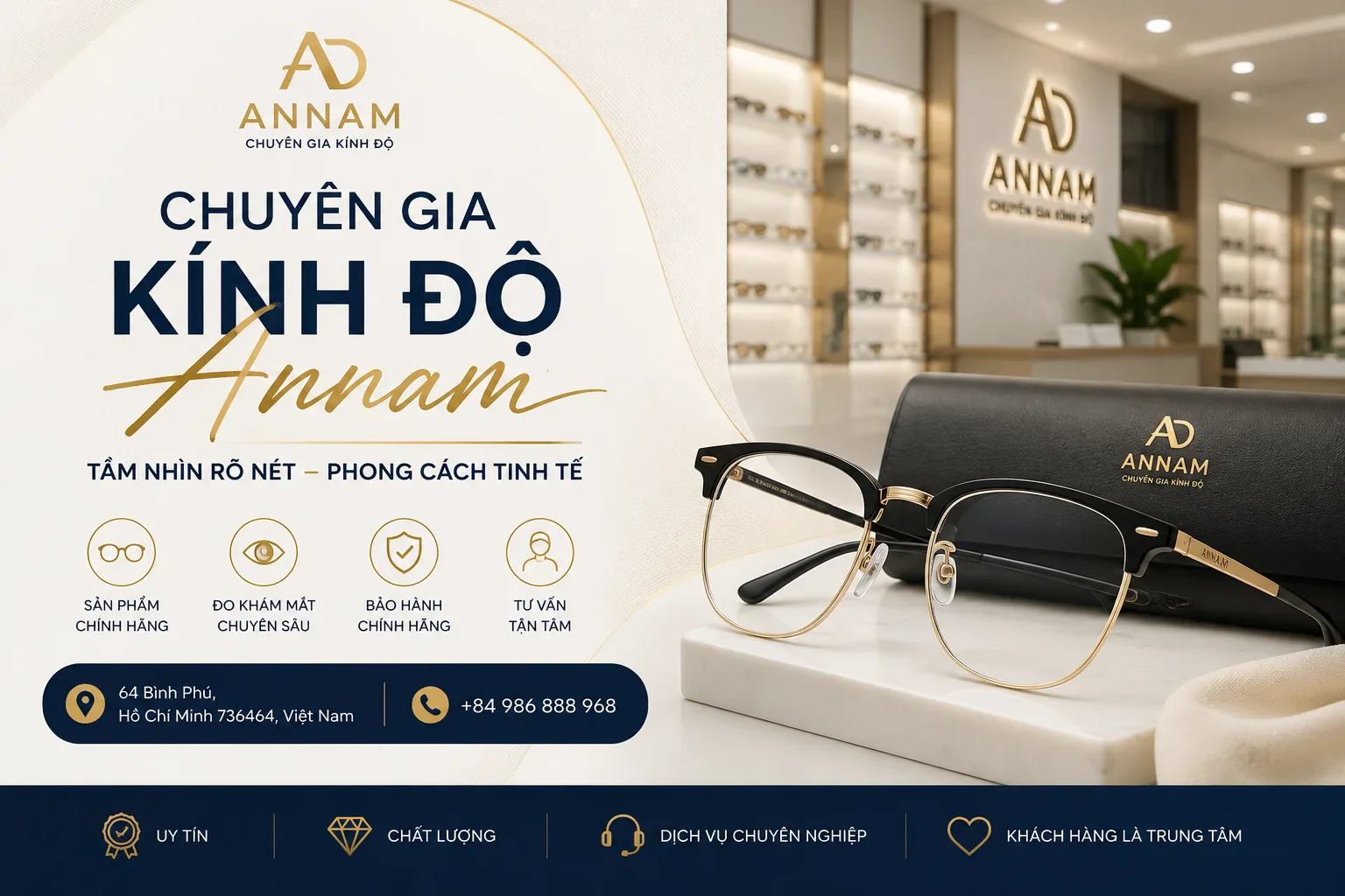 Chuyên Gia Kính Độ Annam - sản phẩm kính mắt